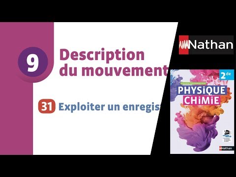 Exploiter un enregistrement - Ch 9 - Ex 31