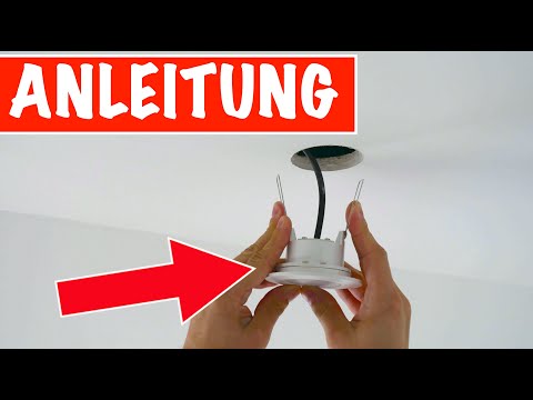 Replace halogen spotlights with LED ceiling spotlights / MrHandwerk