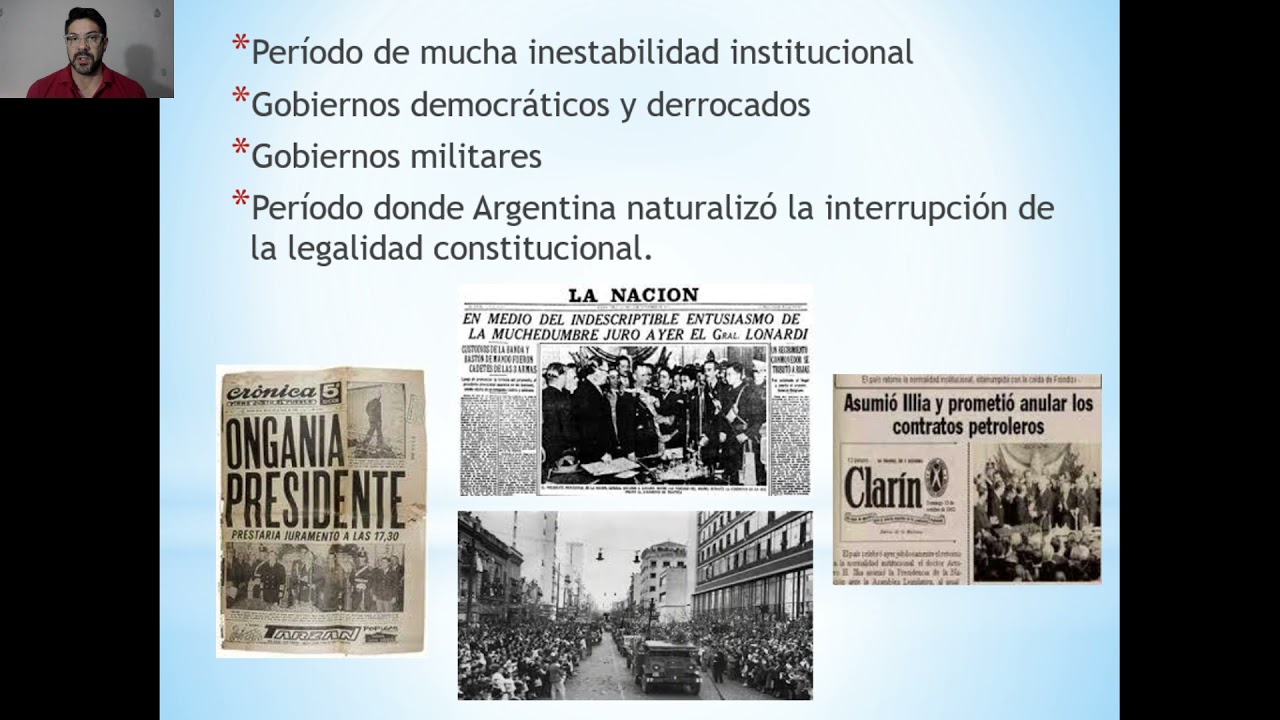 Video 16. Educación entre Golpes de Estado (1955 - 1976)