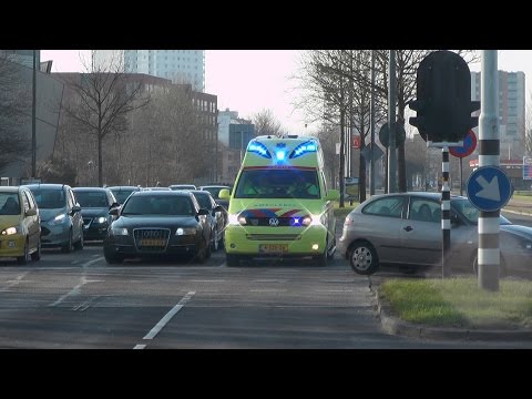 A1, Silverline Ambulance 02-114 Leeuwarden naar het Medisch Centrum Leeuwarden