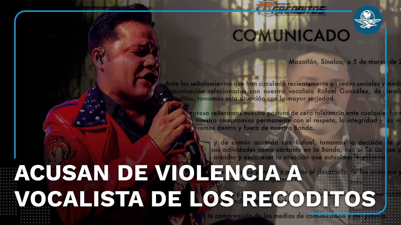 Suspenden a vocalista de Los Recoditos por acusaciones de violencia