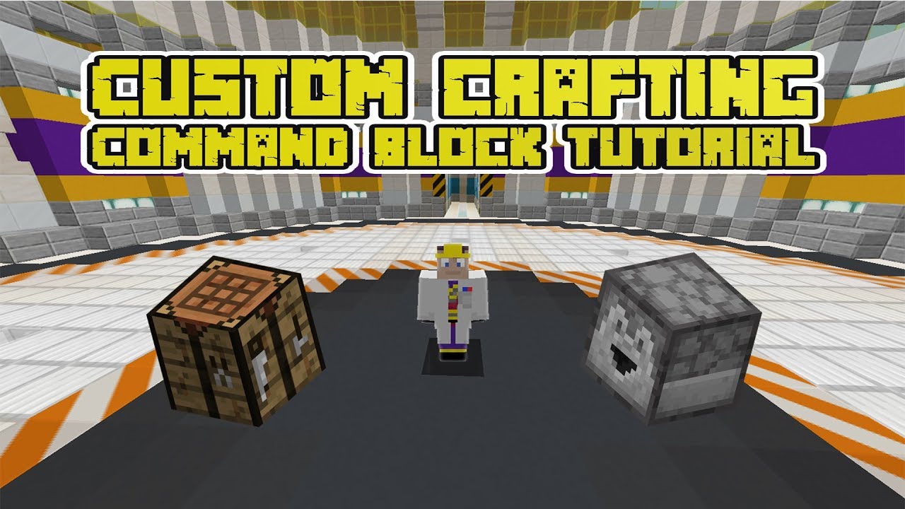NEW! Custom Crafting - Bedrock Command Tutorial