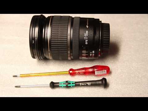 DIY Reperatur hakendes Zommobjektiv / fixinging stucked lens
