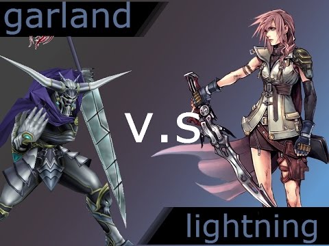 garland vs lightning (road to dissidia 3) # 2