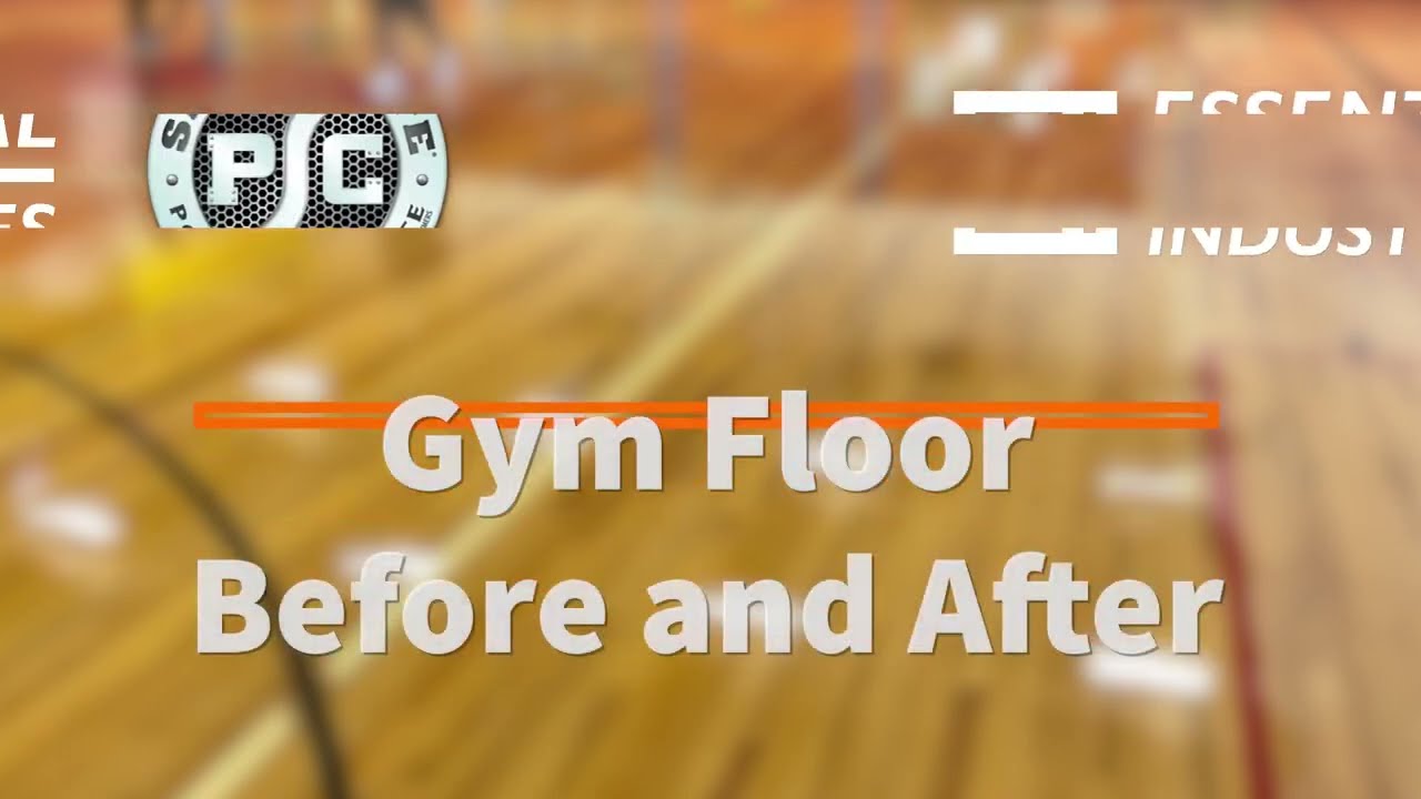 Gym Floor Transformation - Before and After