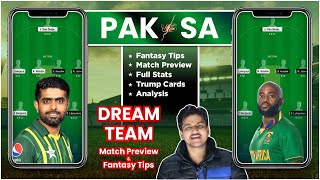PAK vs SA Dream11 Team Prediction, SA vs PAK Dream11, South Africa vs Pakistan Dream11: Fantasy Tips