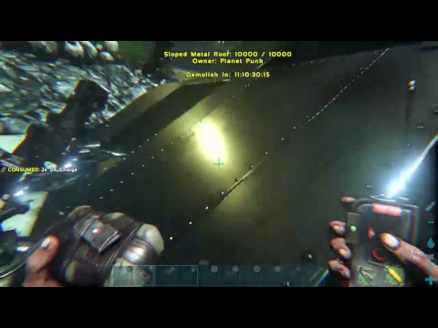 Ark official blowing up a offline turret tower underwater ( tek/heavy turrets )