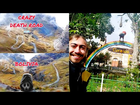 DEATH ROAD on a DODGY Minibus + COROICO Day Trip 🇧🇴 from La Paz [BUDGET TRAVEL]