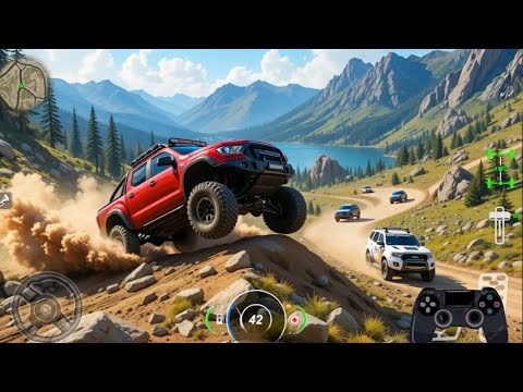 4x4 Offroad Jeep Driving Simulator 3D - off-road king 4×4 car driving game - Android GamePlay