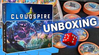 Cloudspire: Shada – Faction Expansion UNBOXING PREVIEW | Strategy Board Game