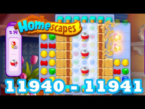 Homescapes Level 11940 - 11941 HD 3 - match puzzle Gameplay | android | IOS | GameGo Game