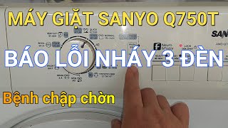 SANYO front-load washing machine error code 3 flashing lights || ❤️ Mai Chi Refrigeration ❤️
