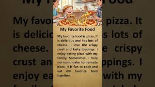 My Favorite Food #shorts #english #englishmerl #englishreading #englishgrammar #education