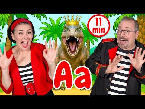 ABC Dinosaur Songs + More | Fun Dinosaur Learning Songs for Kids by Lah-Lah