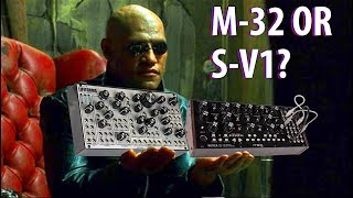 Video thumbnail for SYNTH VS SYNTH -- Moog Mother 32 or Pittsburgh Modular Lifeforms SV-1? by Noir Et Blanc Vie