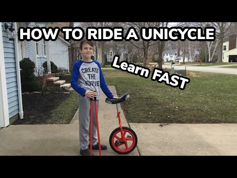 HOW TO RIDE A UNICYCLE LEARN FAST