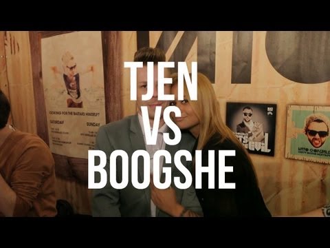 Dancefair 2013 - MC Tjen vs Boogshe interview | Partyscene TV