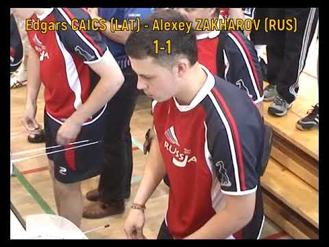 WCh 2009. Budapest. Teams final. Edgars Caics (LAT) vs Alexey Zakharov (RUS)