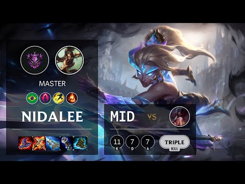 Nidalee Mid vs Akali - BR Master Patch 10.16