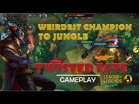 Weirdest Champion To Jungle | TWISTED FATE Gameplay