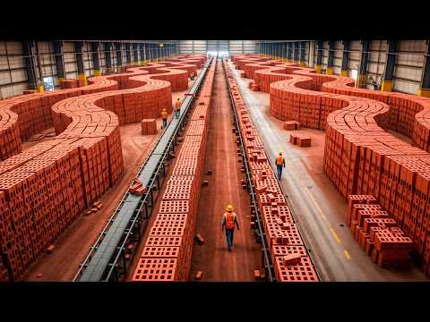 How It's Made: How 130 Million Bricks Are Made Per Year! | Top 10 Videos