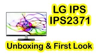 Video thumbnail for LG 23" LED IPS237L - Unboxing & First Look by BioSquirrelDK
