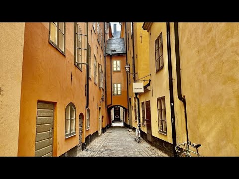 Discovering Stockholm Old Town 🇸🇪 Sweden | Gamla Stan | February 2022 #354