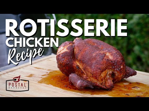 How to make Rotisserie Chicken - Homemade BBQ Rotisserie Chicken Recipe