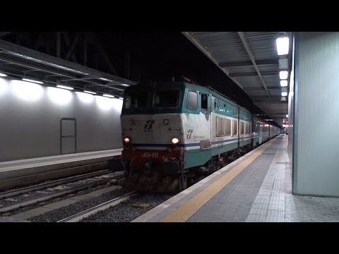 E656.091 in partenza con l' ICN 1955 Roma Termini - Siracusa/Palermo Centrale