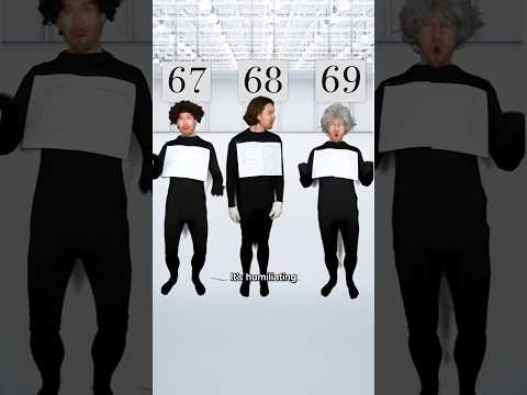 The Number 68 #comedy #67 #69 #shorts