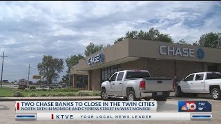 Chase Bank Locations to close