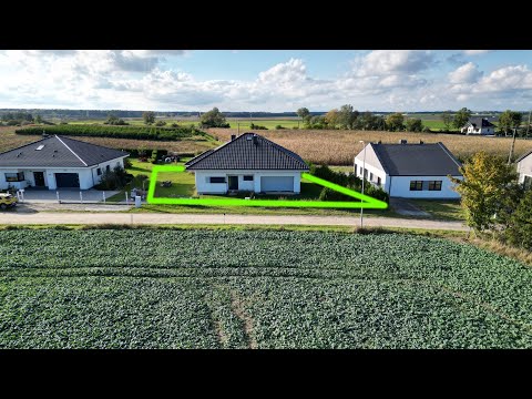 Góra, dom parterowy, 4 pokoje, garaż w bryle 2 stanowiskowy, działka 1000 m2