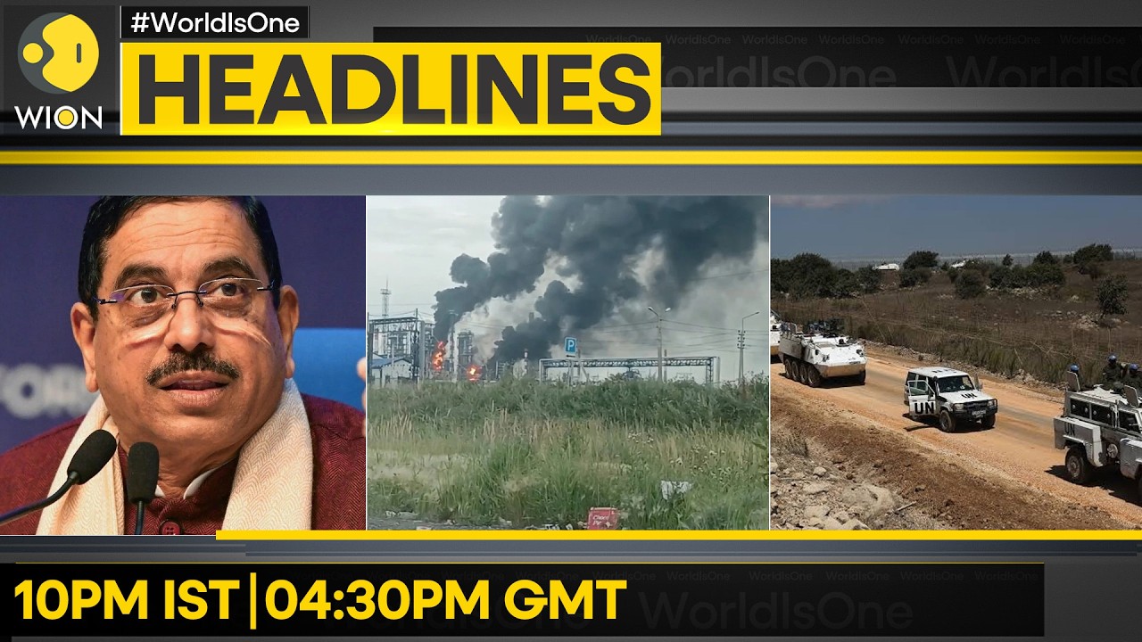 Ukraine Strikes Siberia Refinery | Romania Shoots Down Second Drone | WION Headlines