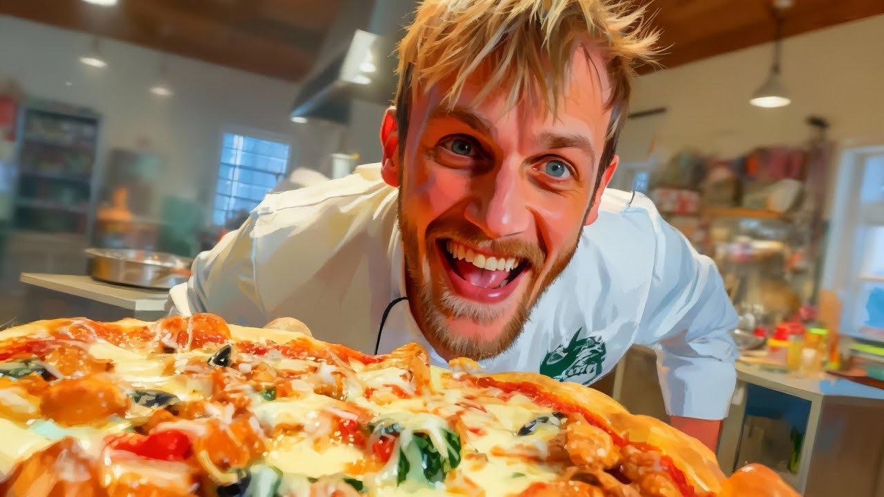 Milan speelt Pizza Bakker Simulator