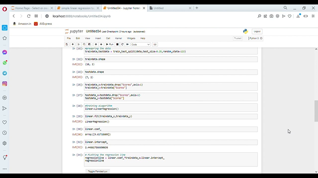 PREDICTION USING SUPERVISED MACHINE LEARNING(LEVEL-BEGINNER)