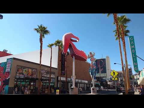Walking Fremont Street in Downtown Las Vegas
