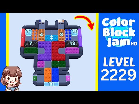 Color Block Jam Level 1322 (2229) Solution Walkthrough