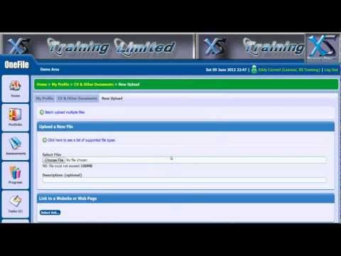 How to update your profile on the e-Portfolio system, OneFile.