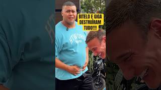 JUNTAMOS BITELO E FABIO GIGA PARA ALMOÇAR… ISSO SAIU TOTALMENTE DO CONTROLE! BITELO E O PRATO DE 3KG