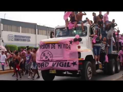 "NOCHE ROSADA 2017" Barra: Barra Popular Juventud Rosada • Club: Sport Boys