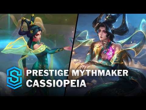 Prestige Mythmaker Cassiopeia Skin Spotlight - Pre-Release - PBE Preview - League of Legends