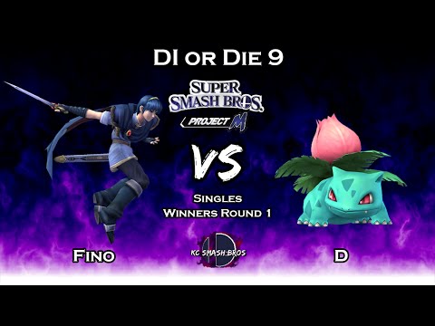 DIOD 9 Project M Singles Winners Round 1: Fino (Marth) Vs. D (Ivysaur, Snake)
