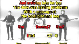 Cry Baby Cry Beatles Mizo Vocals lyrics chords