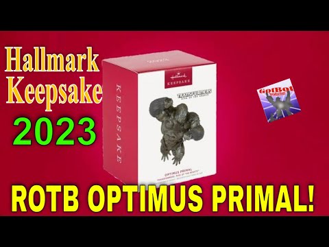 Hallmark Keepsake 2023 Rise of the Beasts Optimus Primal Ornament - GotBot True Review NUMBER 1121