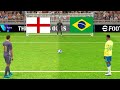 Neymar vs Harry Kane | Brazil vs England Match | Penalty Shootout Match | Efootball 2024 |