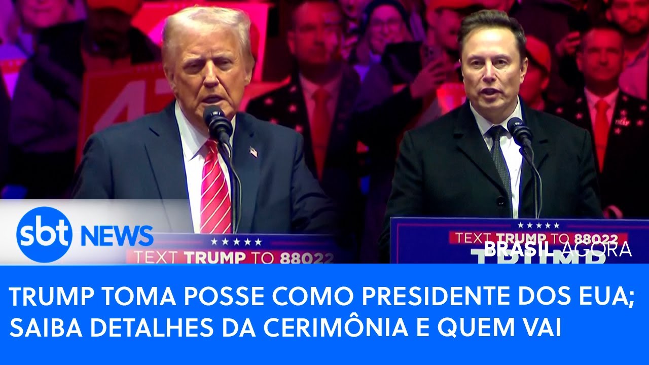 🚨BRASIL AGORA: TRUMP TOMA POSSE COMO PRESIDENTE DOS EUA; SAIBA DETALHES DA CERIMÔNIA E QUEM VAI