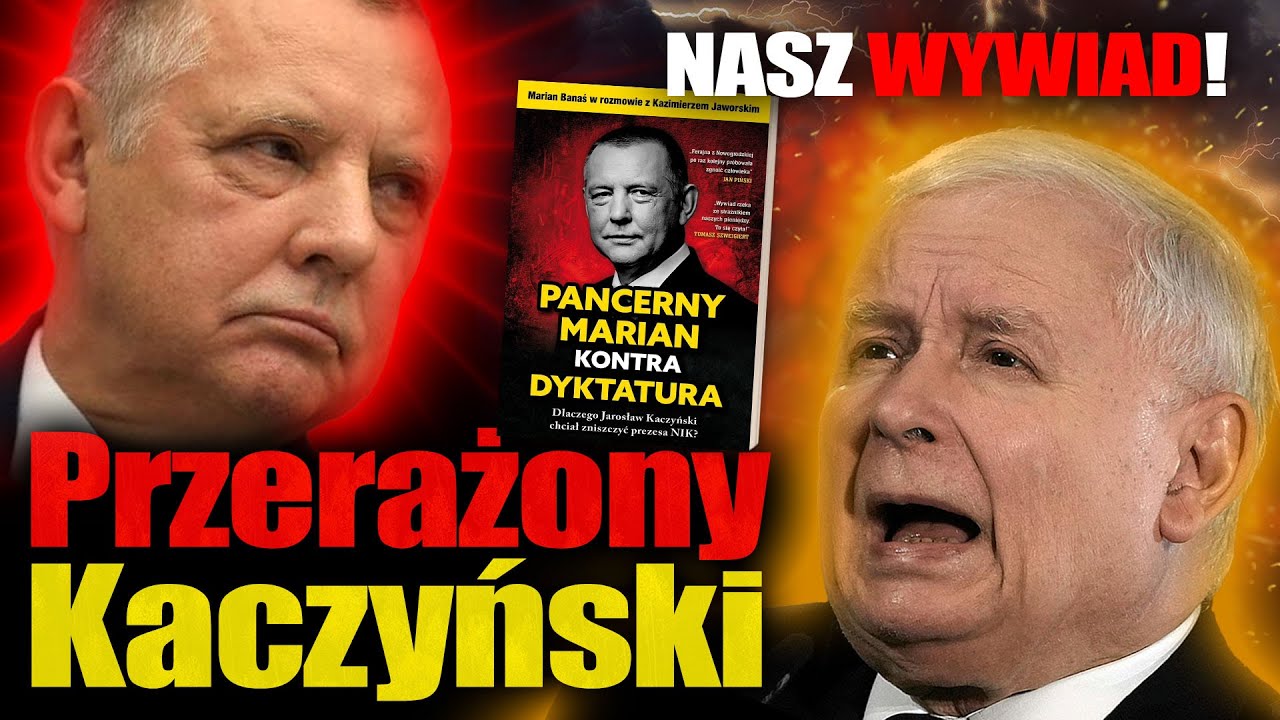 Przerażony Kaczyński. Prezes NIK Marian Banaś ujawnia dlaczego Kaczyński chciał go zniszczyć