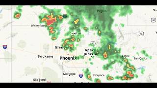 High winds, dust and scattered showers across the Valley