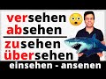 sehen (Teil 1) - أكثر 8 جمل إستخداماً لمشتقات الفعل في اللغة الألمانية