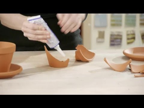 What Kind of Glue Could You Repair an Outdoor Ceramic Flower Pot With : Making Pottery